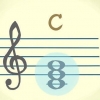 Spelar ackord på piano