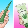 Använder aloe vera för akne