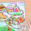 Spela candy land