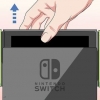 Vikning av stödet på en nintendo switch