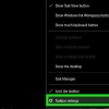 Dölj aktivitetsfältet i windows