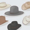 Bildar en cowboyhatt