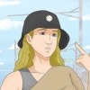 Bär en bucket hat