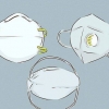 Bär en ffp2-ansiktsmask