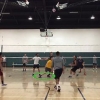 Slå sönder en volleyboll