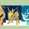 Eevee utvecklas till alla dess evolutioner