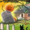 Applicera halloween-dekorationer