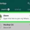 Gå med i en whatsapp-grupp på android