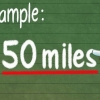 Konvertera miles till kilometer