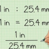Konvertera millimeter till tum