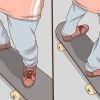 Stående på en skateboard