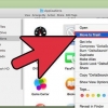 Avinstallera program på en mac