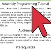 Programmering i montering