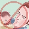Sover med en nyfödd bebis
