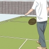 Servering på badminton
