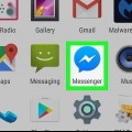 Spara bilder till facebook messenger för android
