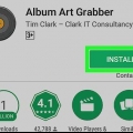 Lägg till albumomslag på android