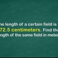 Konvertera centimeter till meter