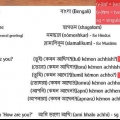 Att tala vanliga ord på bengali