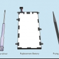 Ta bort batteriet från en samsung galaxy-surfplatta