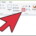 Ändra storleken på raderverktyget i microsoft 7 paint