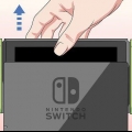 Vikning av stödet på en nintendo switch