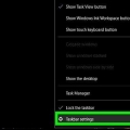 Dölj aktivitetsfältet i windows