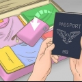 Går igenom den amerikanska tullen