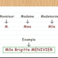 Adresserar ett brev till frankrike