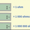 Läser en digital ohmmeter