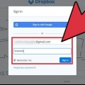 Ta bort ett dropbox-konto