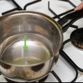 Att göra en dubbelpanna (bain marie)