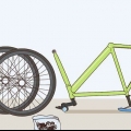 Måla en cykel