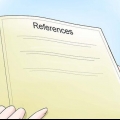 Skapa en lista med referenser