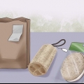 Använder en luffa