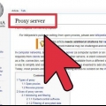 Använder en proxy