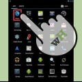 Bokmärk en genväg på en androids startskärm