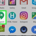 Ring ett videosamtal på android
