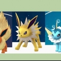 Eevee utvecklas till alla dess evolutioner