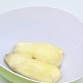 Förvara skivad sötpotatis