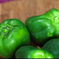 Frysa grön paprika