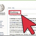 Använder hashtags på twitter