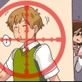 Skrämma någon