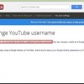 Ändra ditt användarnamn på youtube