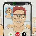 Flörta med en kille i ett videosamtal