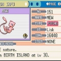 Få mew i pokémon fire red