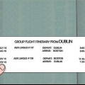 Transfer till ett annat plan för ett anslutningsflyg