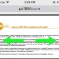 Läs pdf-filer på en iphone