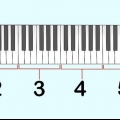 Läser piano tabulatur