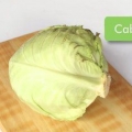 Skär sallad och kål som en kock